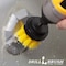 Drillbrush Power Drill Attachment Scrub and Cleaning Brush for Cleaning Bathroom 2in-Lim-Yellow-Short-QC - alternate 5